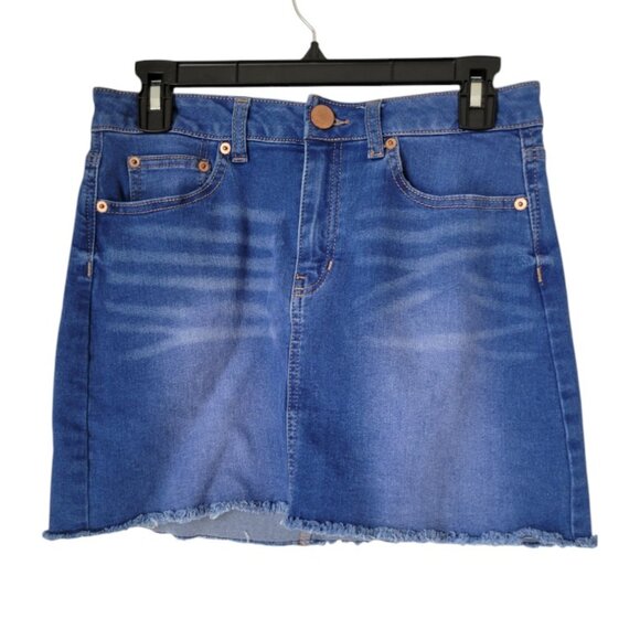 Junior's Women's NOBO Jean Denim Skirt 11 Mid Rise Y2K Mini Summer - Picture 1 of 2
